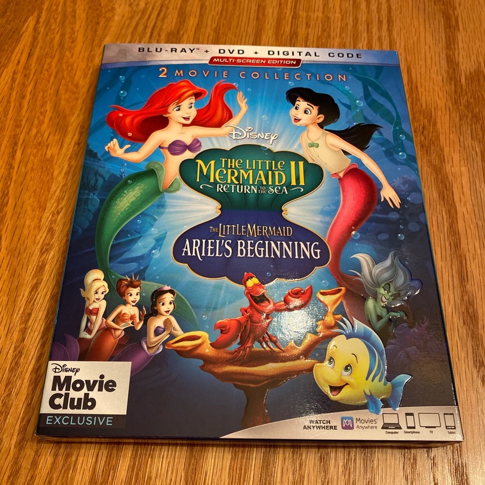 NWT BluRay/DVD/DigitalCode Movie titles below🧜‍♀️